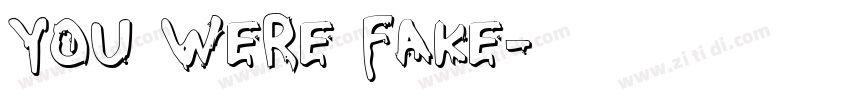 You were fake字体转换